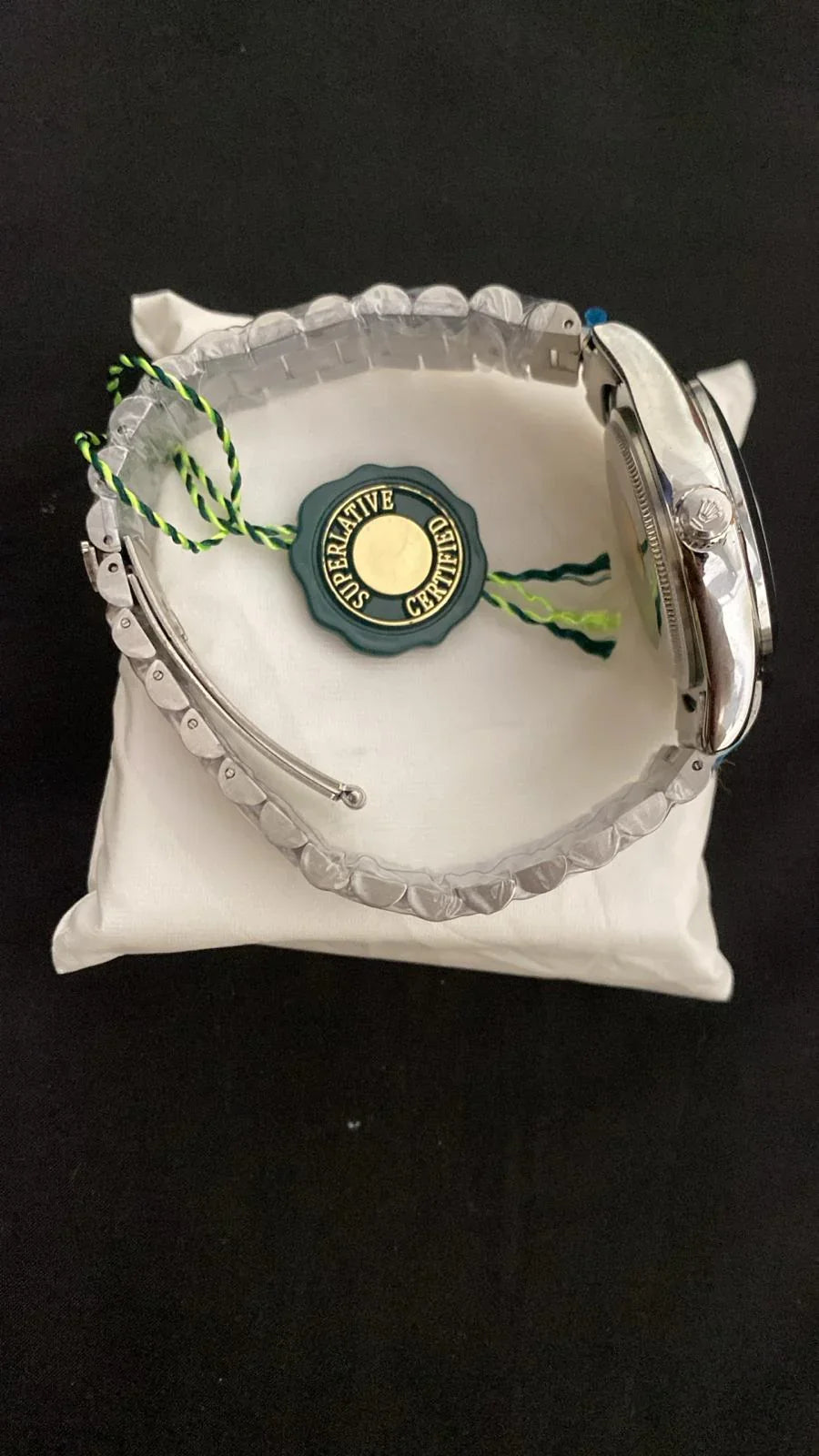 Silver Rolex Blue Dial - My Store