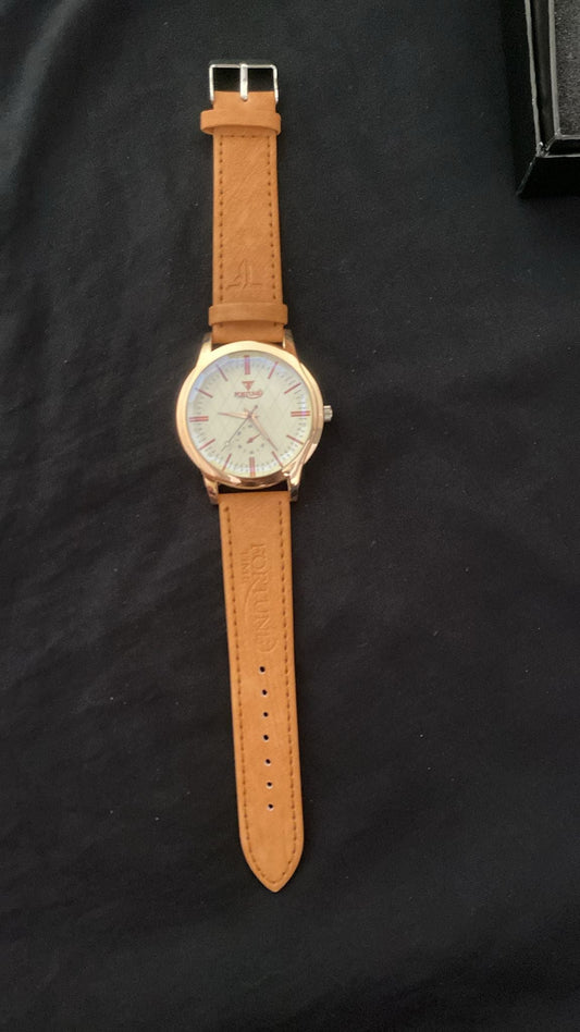 Fortune Time Classic Leather Watch – Minimalist Elegance for Every Occasion