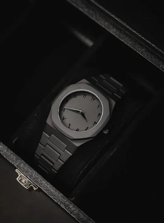 Black Arabic Aura Watch - My Store